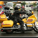 Sraz motorkářů Karlštejn