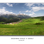 Dedinka dole v údolí
