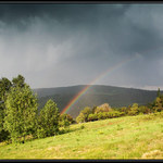 Duha na horách