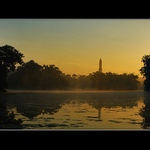 Ráno v parku - Minaret