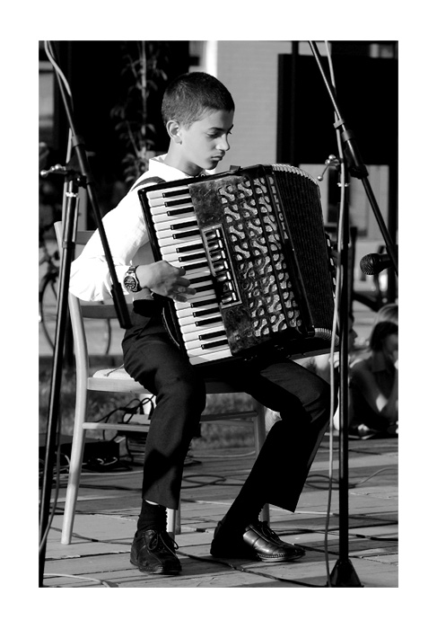 Mladý muzikant...