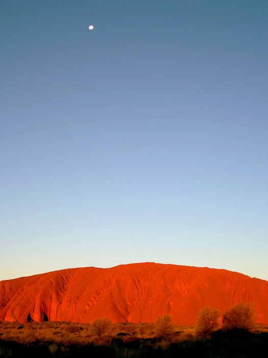 Uluru In The Sunset