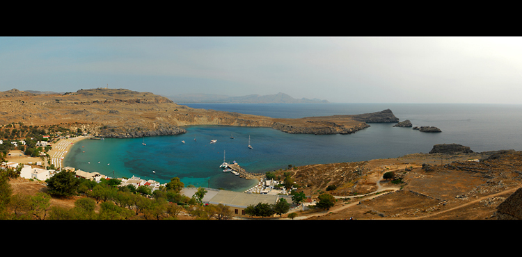 Lindos Bay Panorama