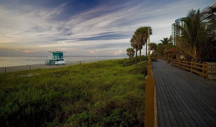 Miami boardwalk....
