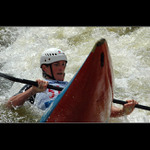 Momentka ze Světového poháru slalomářů