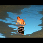 ...v louži ztracený...