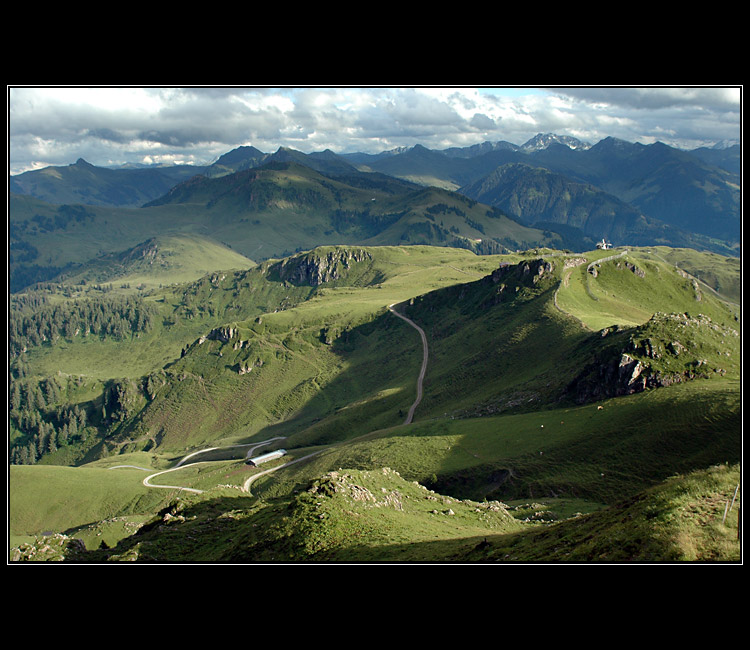 Pohled z Kitzbüheler Hornu