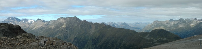 Alpy v panorama