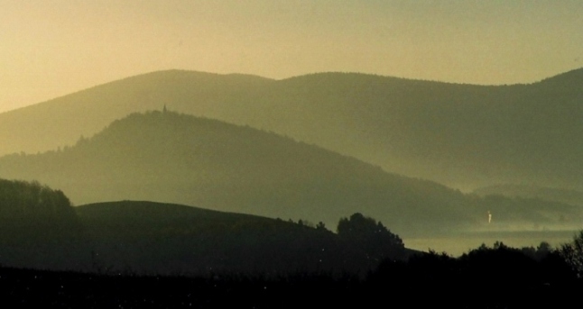 ráno v Rychlebských horách