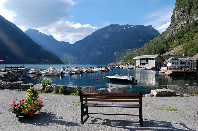 Pokojna atmosfera, Geirangerfjord, Norsko