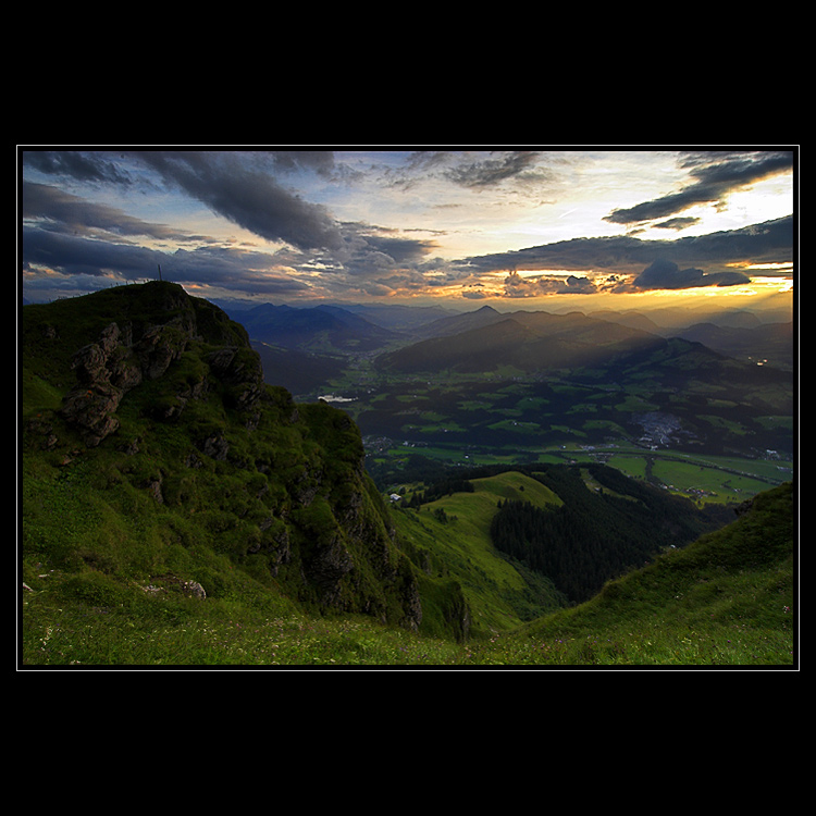 Večer na Kitzbühler horn