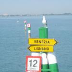 Vlevo LIGNANO vpravo VENEZIA
