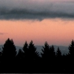 večer na Třeštíku, Beskydy