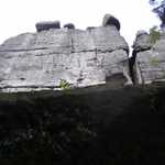 Pohled na skálu ze zdola !!!