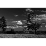 Mini rozhledna na cyklostezce. ČB