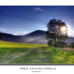 Pred chvíľou pršalo