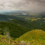 pohľad z Temešskej skaly na priehradu Nitrianske Rudno