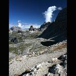Sopka v Dolomitech
