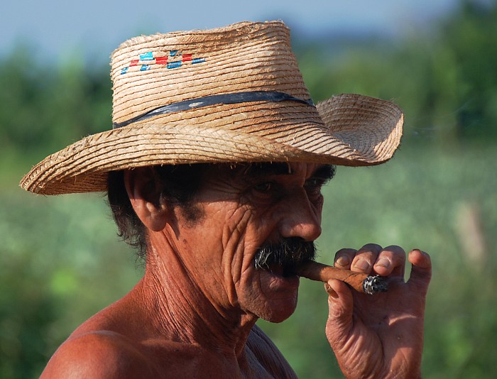 Pestovateľ tabaku - Vinales (Kuba)