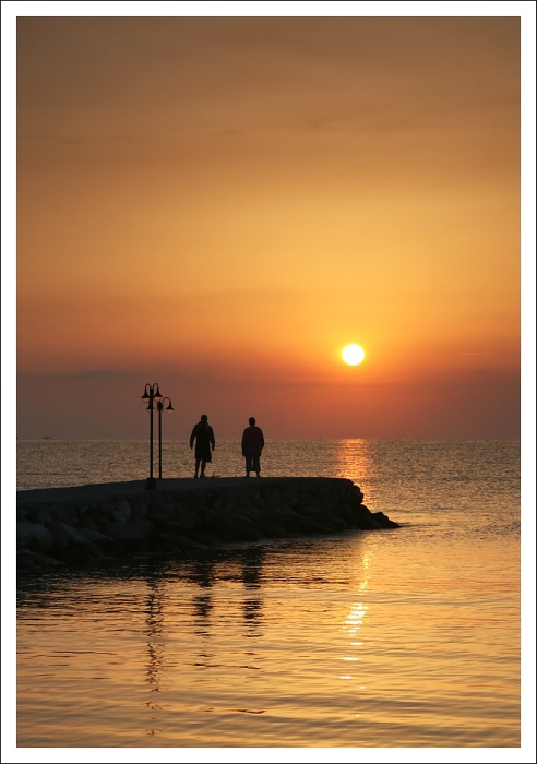 Watching the sunrise