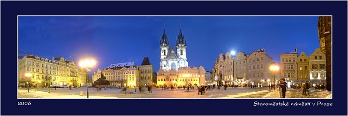 Staroměstské náměstí v zimě 2006