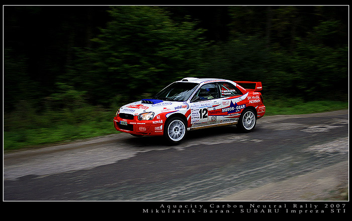 Aquacity Carbon Neutral Rally 2007