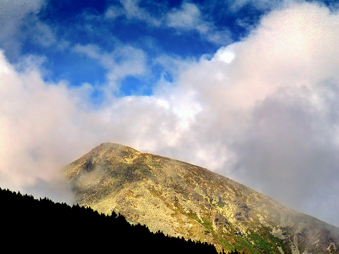 Slavkovský štít 2450 m.n.m (Vysoké tatry) Večer