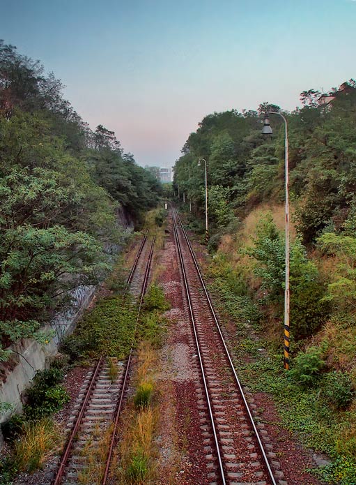 Večerní klid na trati