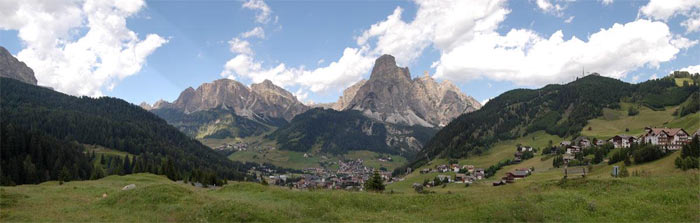 alpske panorama v Italii