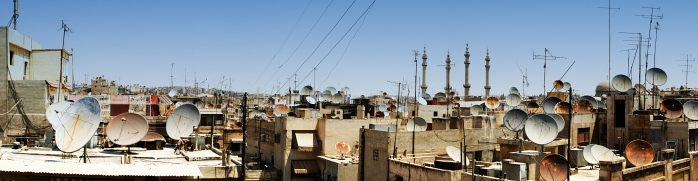 Střechy, Aleppo (Syrie)