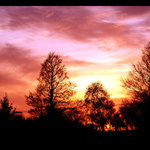 krajina při západu