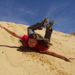 Přistání v písku