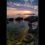 Odlesky usínajícího Slunce