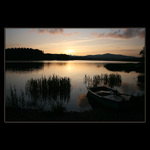 Západ slunce nad Lipnem