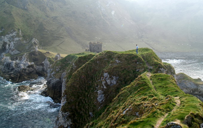Kinbane Castle, Severné Irsko