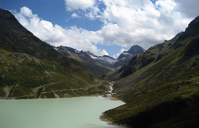 horské jezero v Rakouských Alpách
