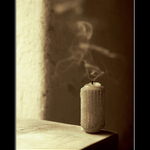 dohasínající svíce