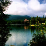 U Štrbského plesa_večer