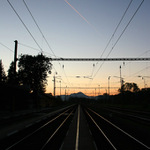 Zapad slnka alebo cakanie na vlak....