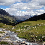 horská řeka v Rakouských Alpách
