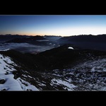 Čekání na východ slunce ve výšce  2300 m