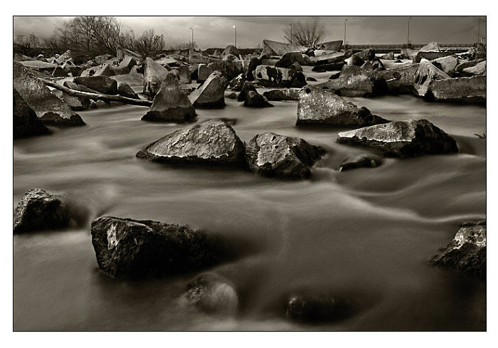 Evening river...