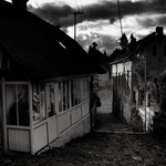 Malá stará ulička v malém starém městě