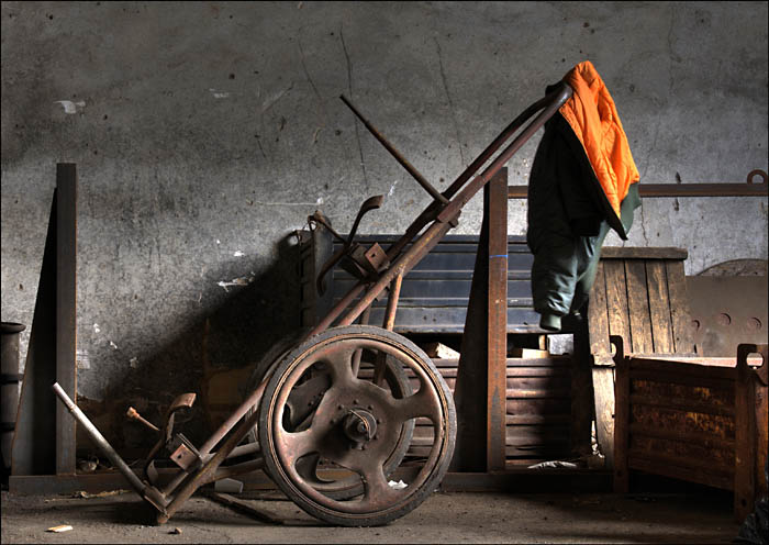 zátiší s kolečkem