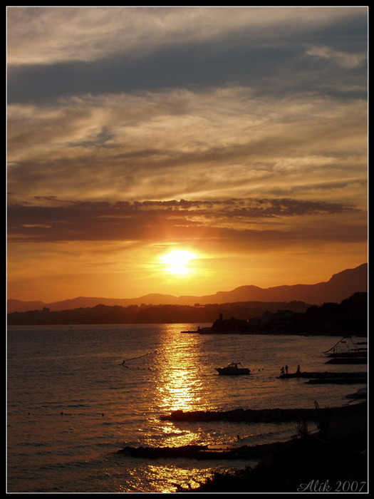 Podstrana sunset