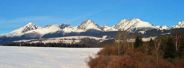 Tatranská panoráma.