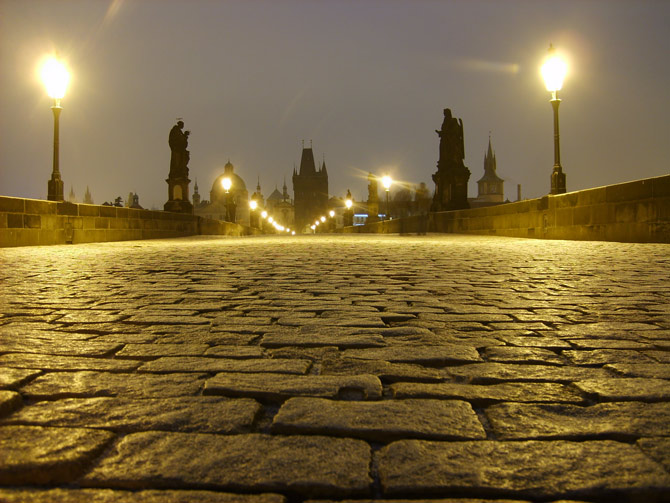 Karlův most na Štědrý den ráno '07