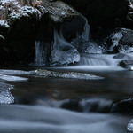 Rešovské vodopády - Voda v různých skupenstvích