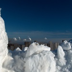 dnešní inverze a elektrárny Prunéřov a Tušimice z Měděnce