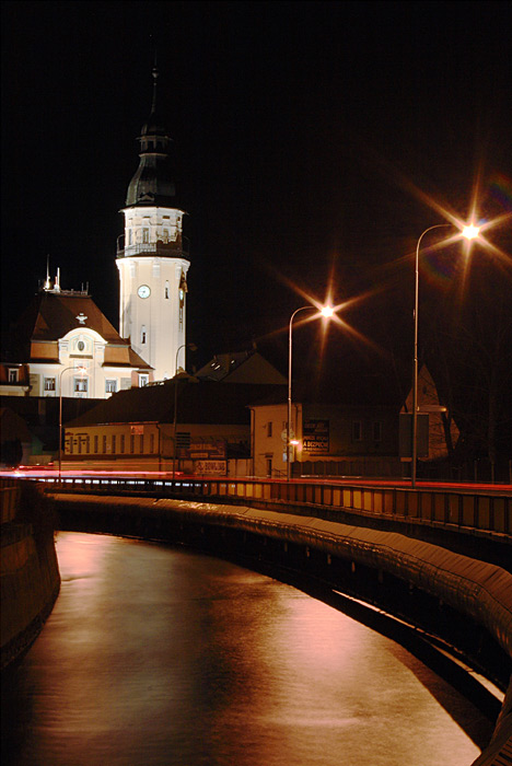 Bílina od řeky